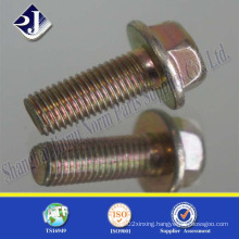 with Zinc Coating Fastener Screw Flange Bolt